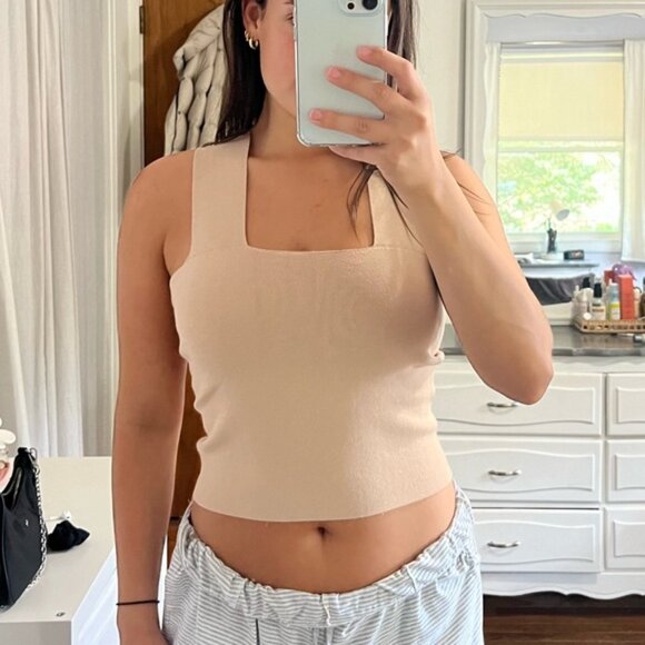 House of Harlow 1960 cropped knit tank - Picture 6 of 6